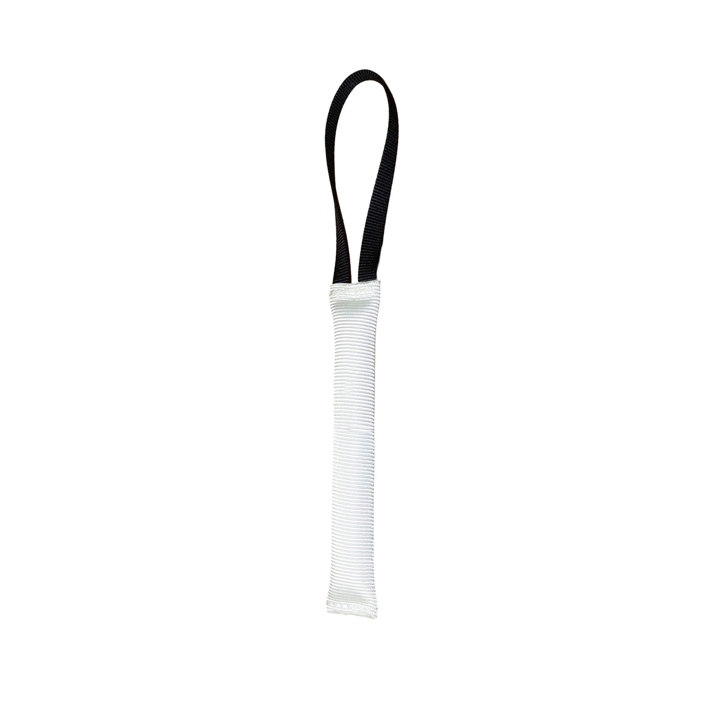 White Floating Fire Hose Tug Toy - 1.5" Wide