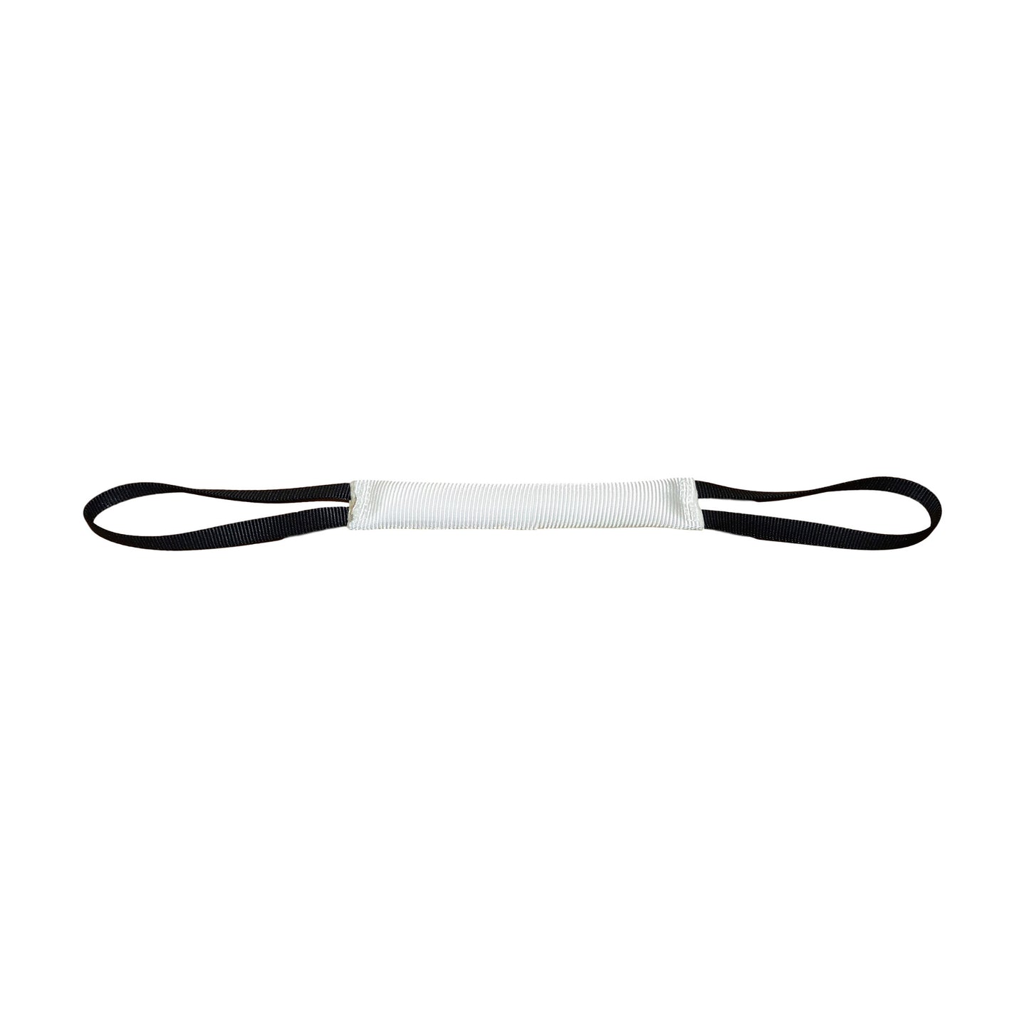 White Floating Fire Hose Tug Toy - 1.5" Wide