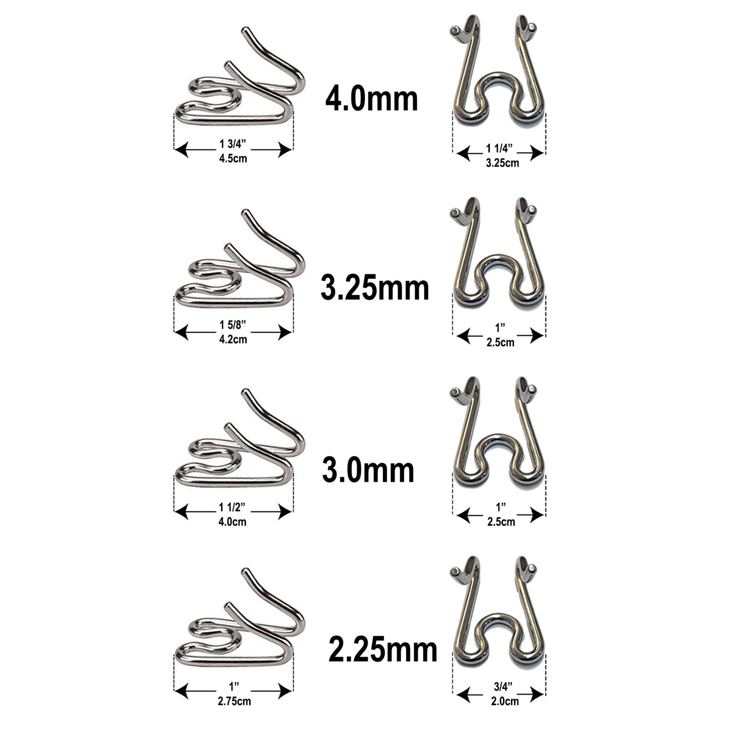 Sprenger 3mm Black Stainless Steel Short Link Prong Collar