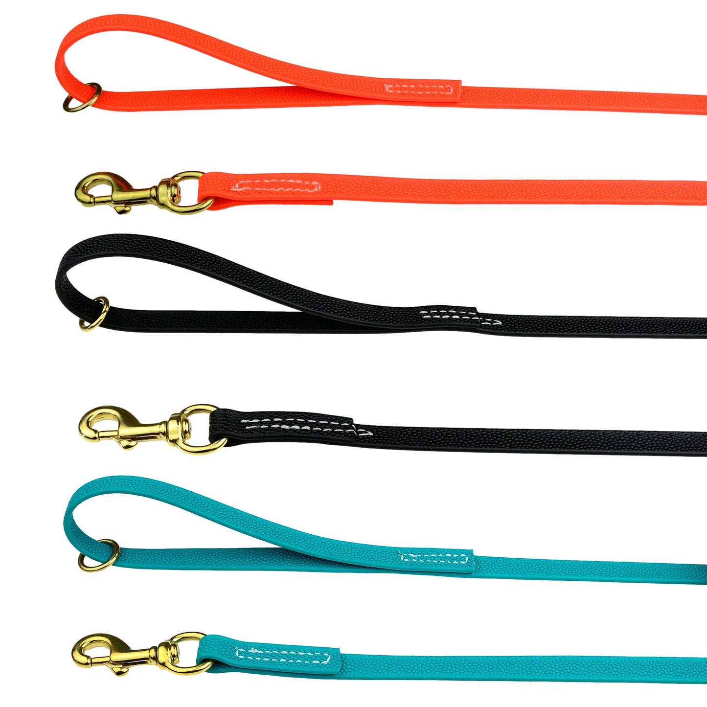 5/8" Pebble Embossed Biothane Leash