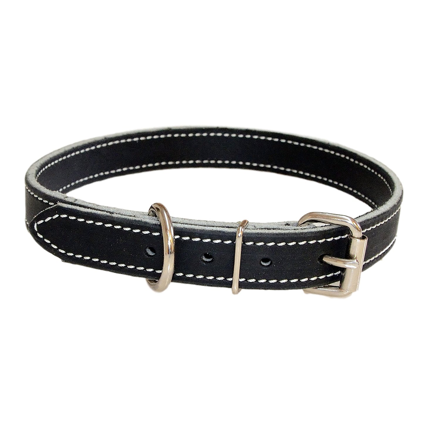 Flat Latigo Leather Collar