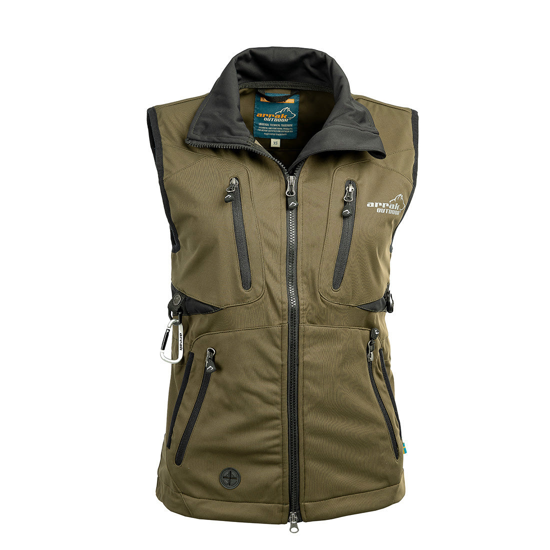 Arrak Ladies Acadia Softshell Vest - Olive