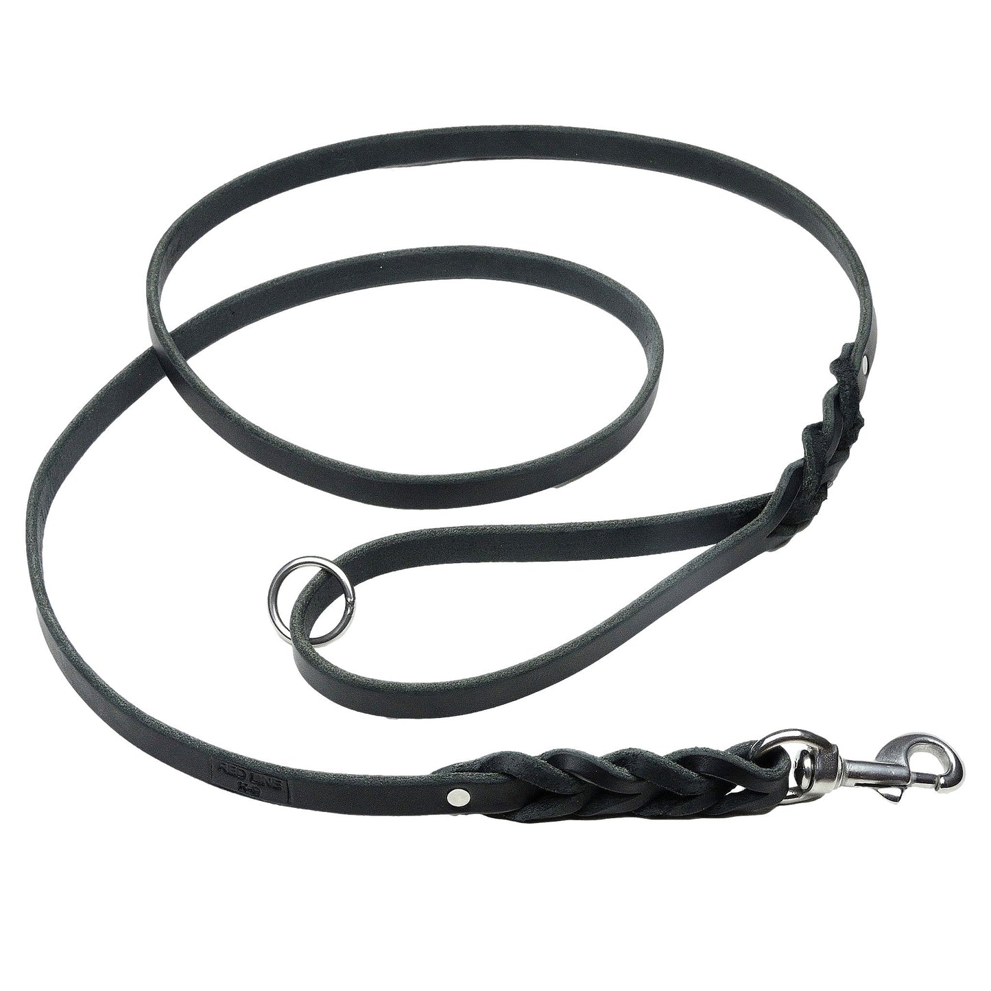 Latigo Leather Leash With Stainless Clasp
