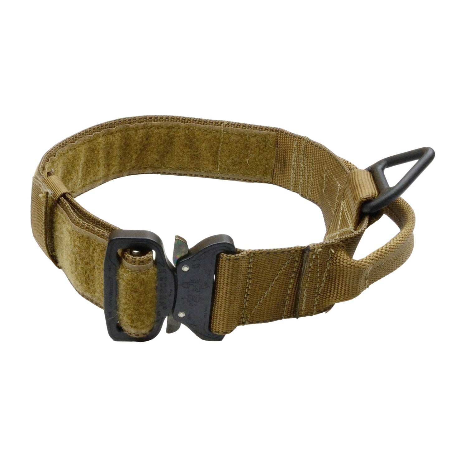 MaxTac Service ID Collar With Cobra Buckle - Coyote Brown