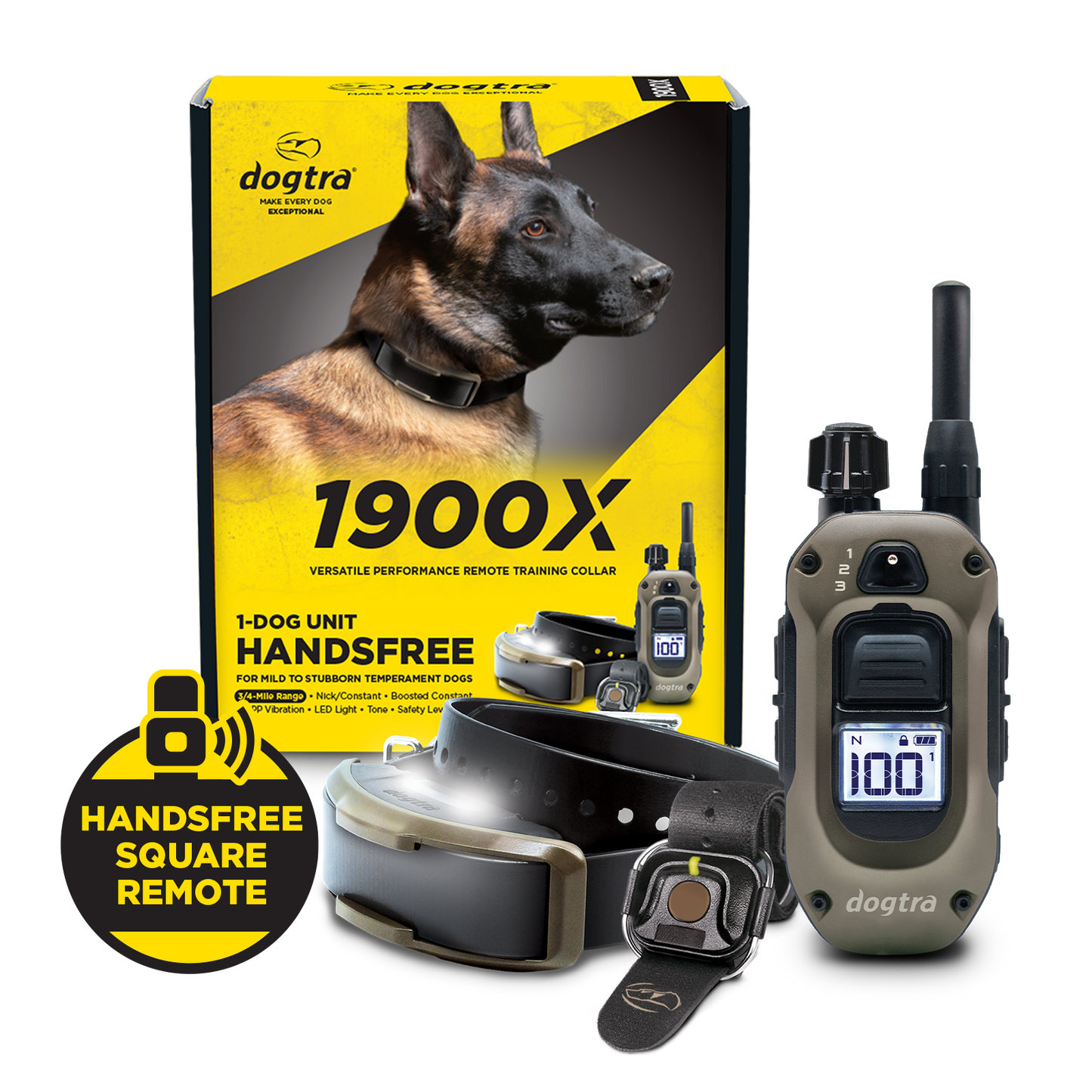 Dogtra 1900X Handsfree 1-Dog Unit