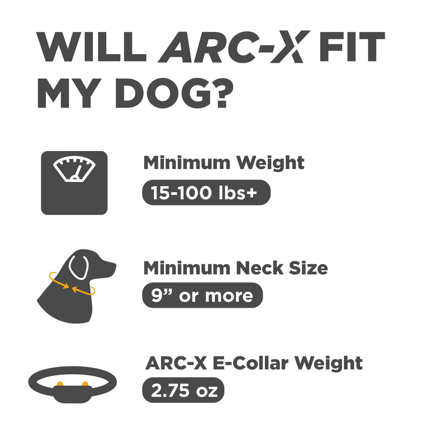 Dogtra ARC-X 1-Dog Unit