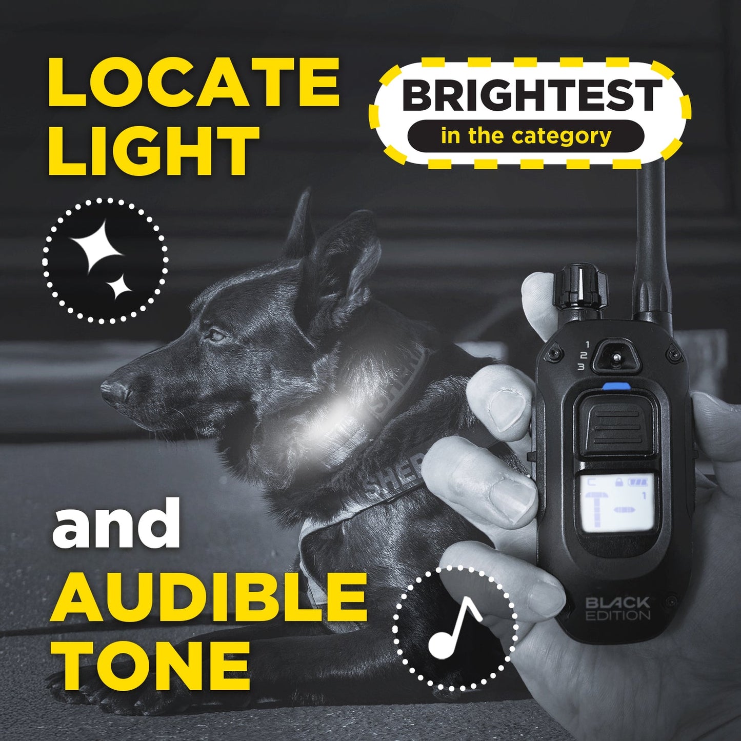 Dogtra 1900X Black Edition 1-Dog Unit