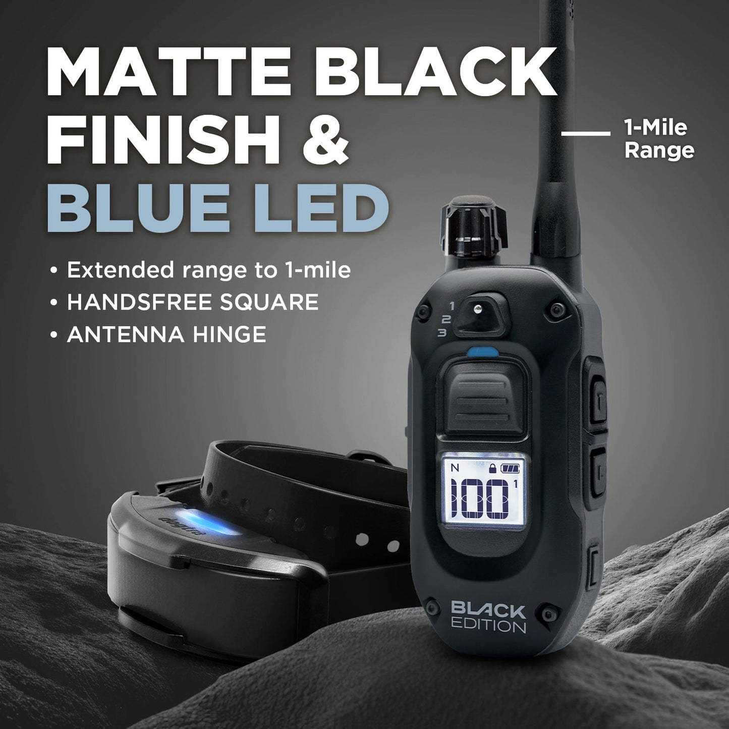 Dogtra 1900X Black Edition 1-Dog Unit