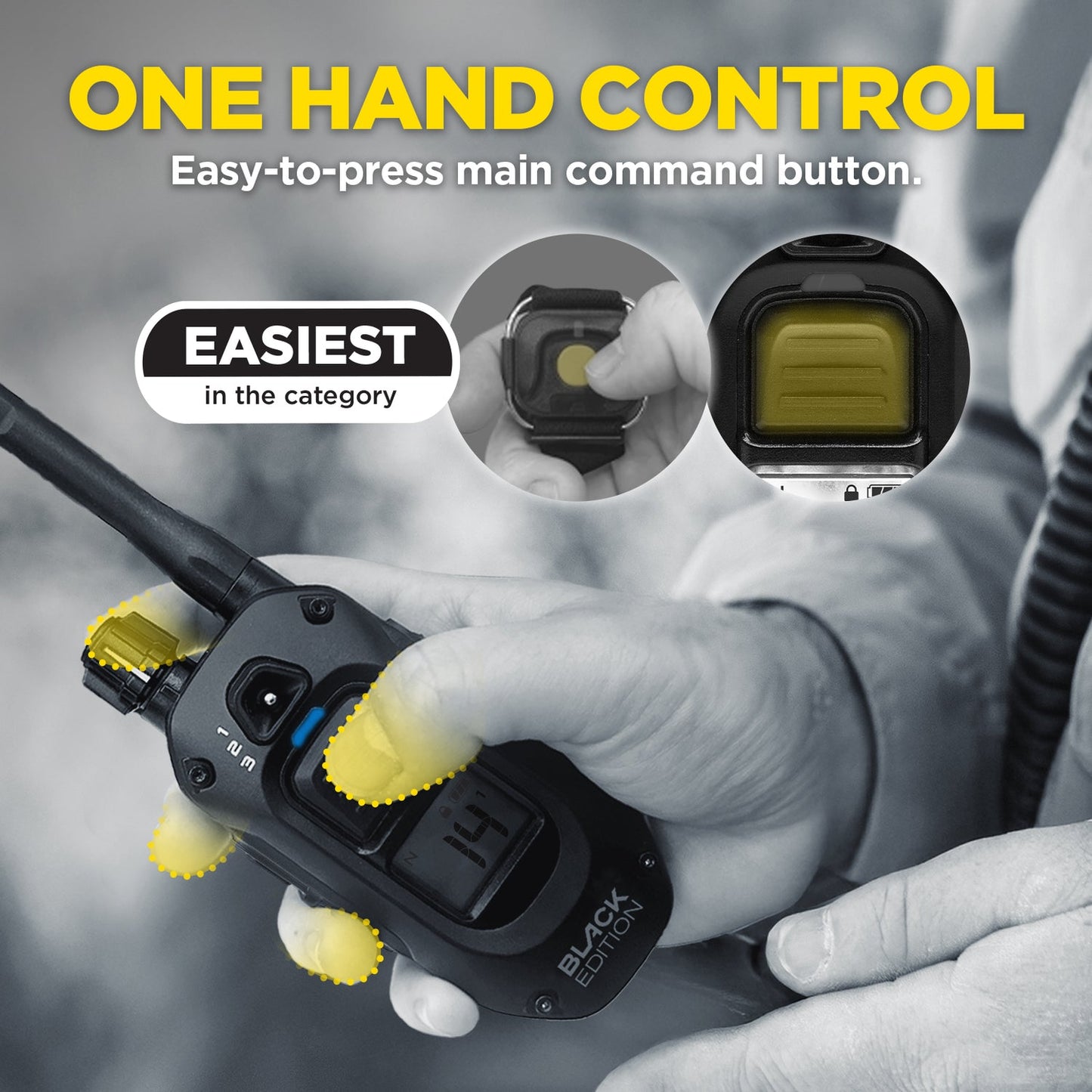 Dogtra 1900X Black Edition 1-Dog Unit