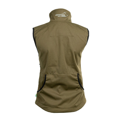 Arrak Ladies Acadia Softshell Vest - Olive – DogSport Gear Canada