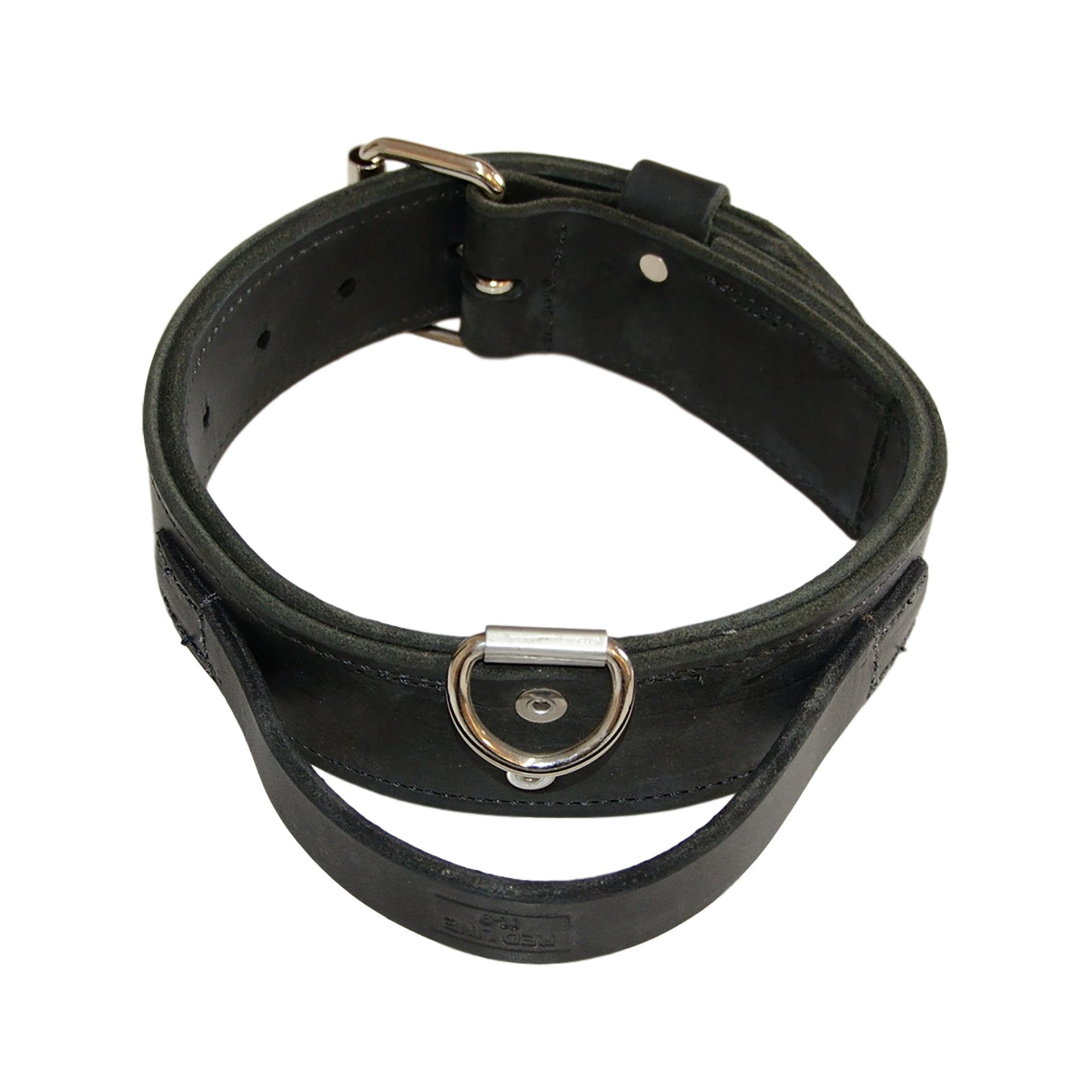 Redline K-9 Double Leather Collar With Handle - 2 Wide – DogSport Gear  Canada